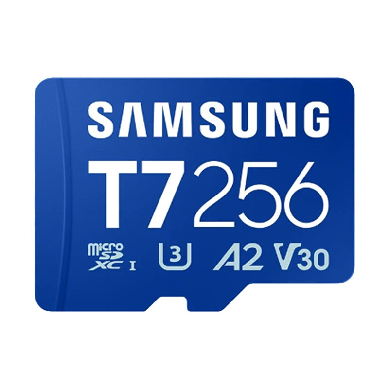 Samsung T7 microSDXC 128GB–1TB | U3 V30 A2 Memory Card MicroSD Memory Card PRIMED 256GB