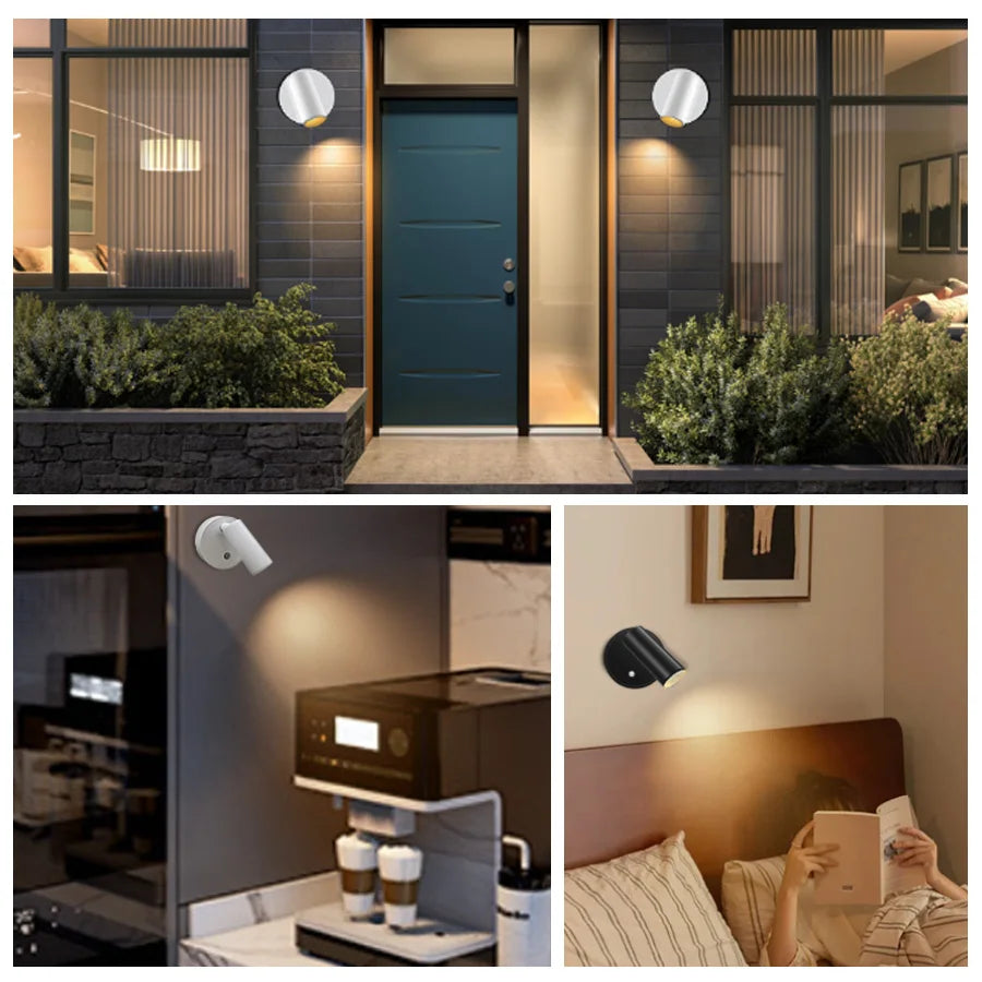 USB Rechargeable Magnetic LED Wall Lamp – Dimmable Touch Switch LED Wall Lamp PRIMED