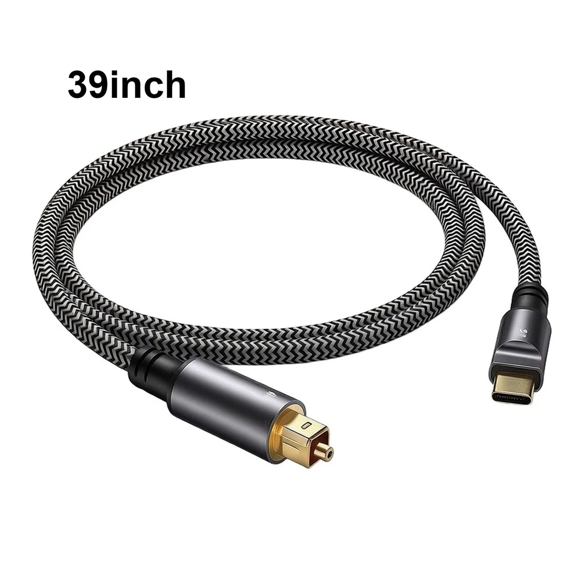 USB-C to Optical Audio Cable 96kHz/24bit TOSLINK Adapter