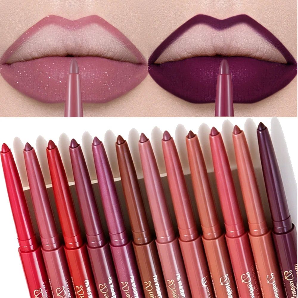 Waterproof Matte Lip Liner Crayon | Velvet Long-Lasting