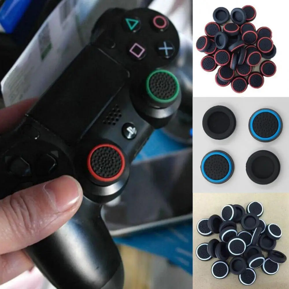 Silicone Thumb Stick Grip Caps for PS4, Xbox One & 360 (4pc) Controller Grip Caps PRIMED