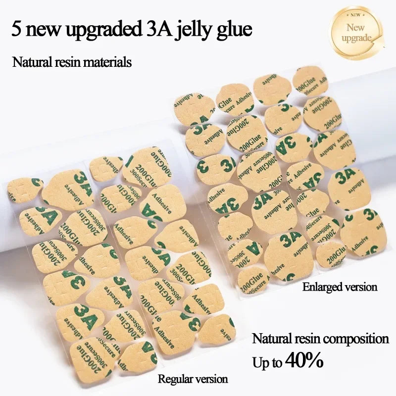 Jelly Nail Glue Tabs – Strong Adhesive for Press-On Nails