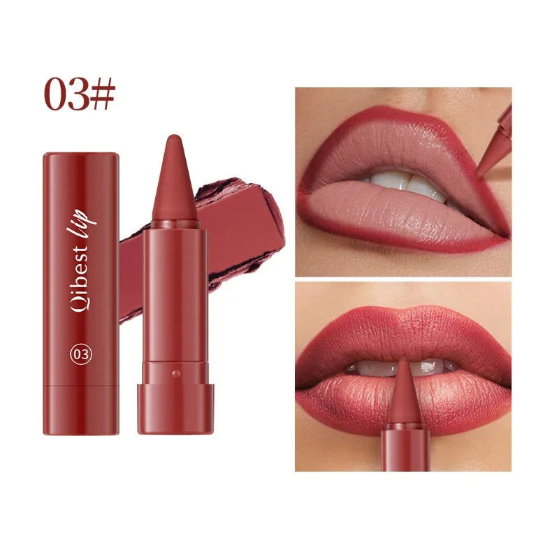 Tapered Matte Velvet Lip Liner Pencil – 6 Colors Long-Lasting Lip Liner Pencil PRIMED 03