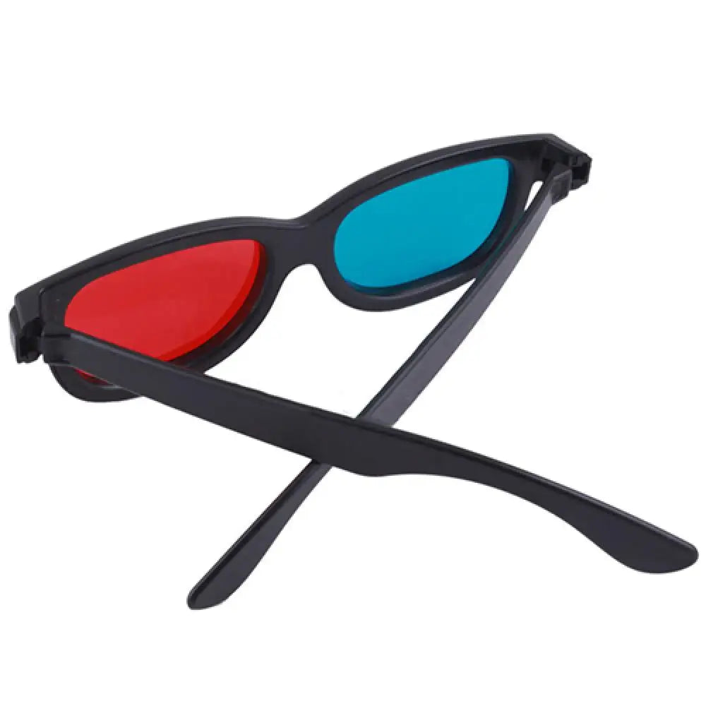 Red Blue Cyan Anaglyph 3D Glasses – Movies, Games & Comics Anaglyph 3D Glasses PRIMED