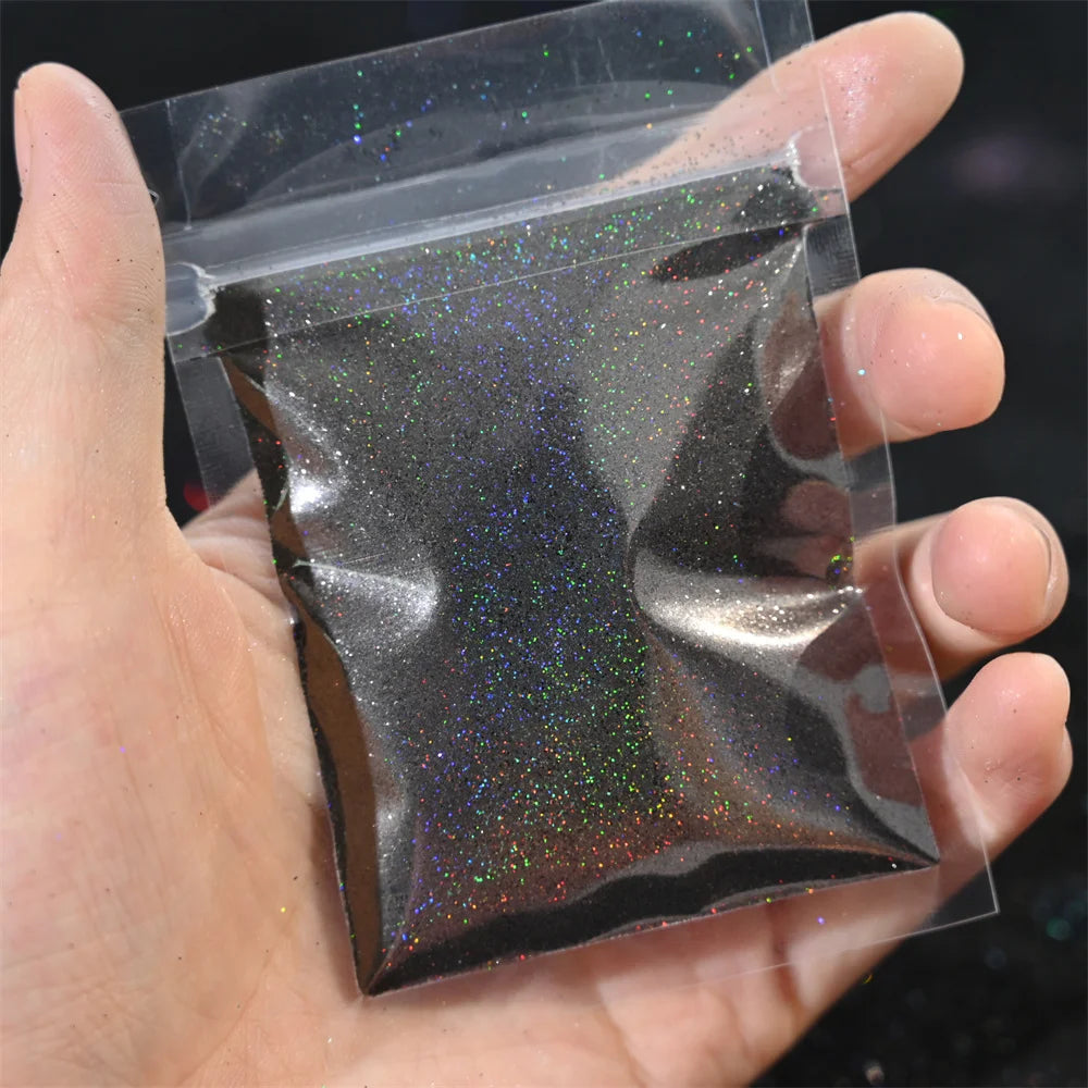 Ultra Fine Holographic Nail Glitter Powder 0.2mm | 5/10g Bulk