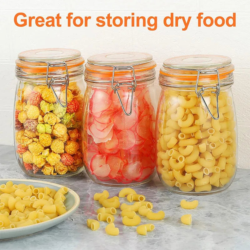 Wide Mouth Glass Mason Jar with Airtight Lid – HeY LiLac