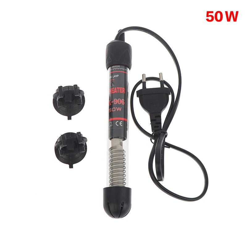 Submersible Glass Aquarium Heater Rod 25–300W | EU Plug Aquarium Heater Rod PRIMED EU 50W