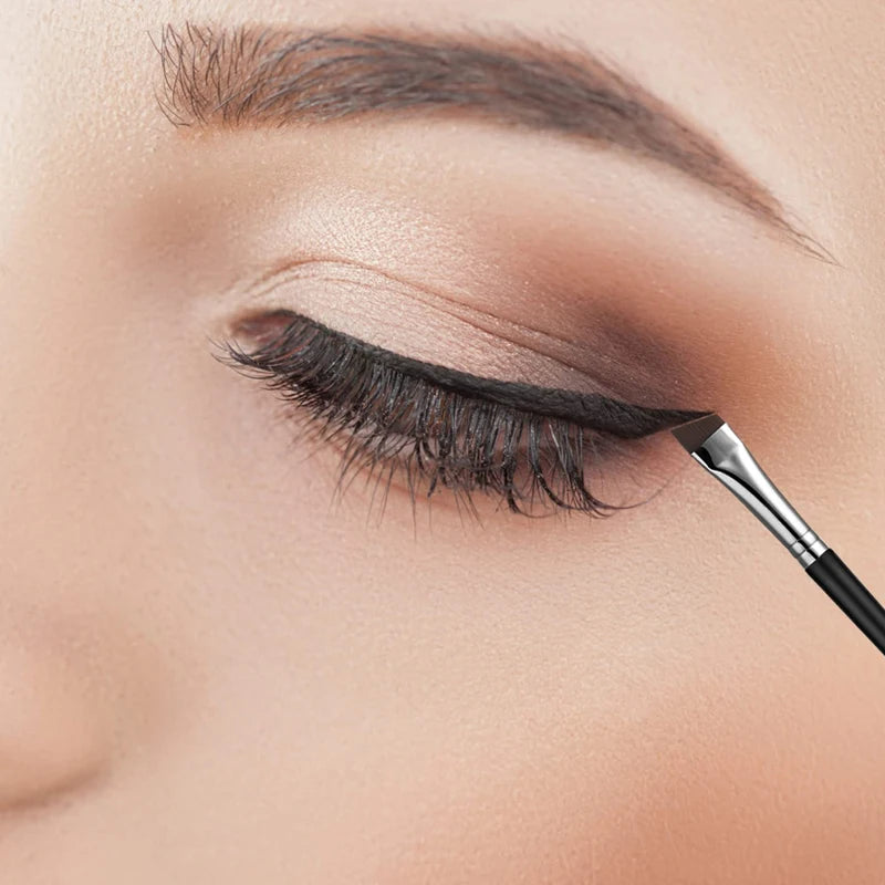 Sickle Blade Eyeliner & Eyebrow Detail Brush Set | Eye Makeup