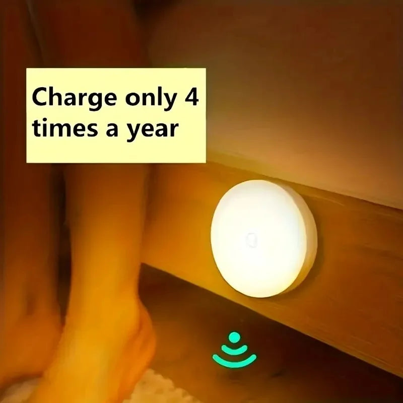 Wireless Motion Sensor LED Night Light for Stairs & Closet