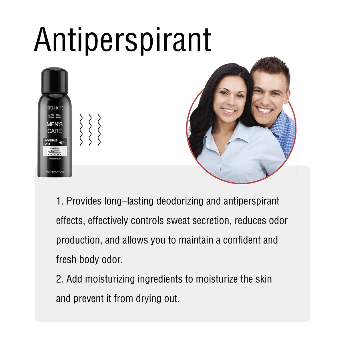 Men's Antiperspirant Deodorant Spray | All-Day Freshness Antiperspirant Spray PRIMED