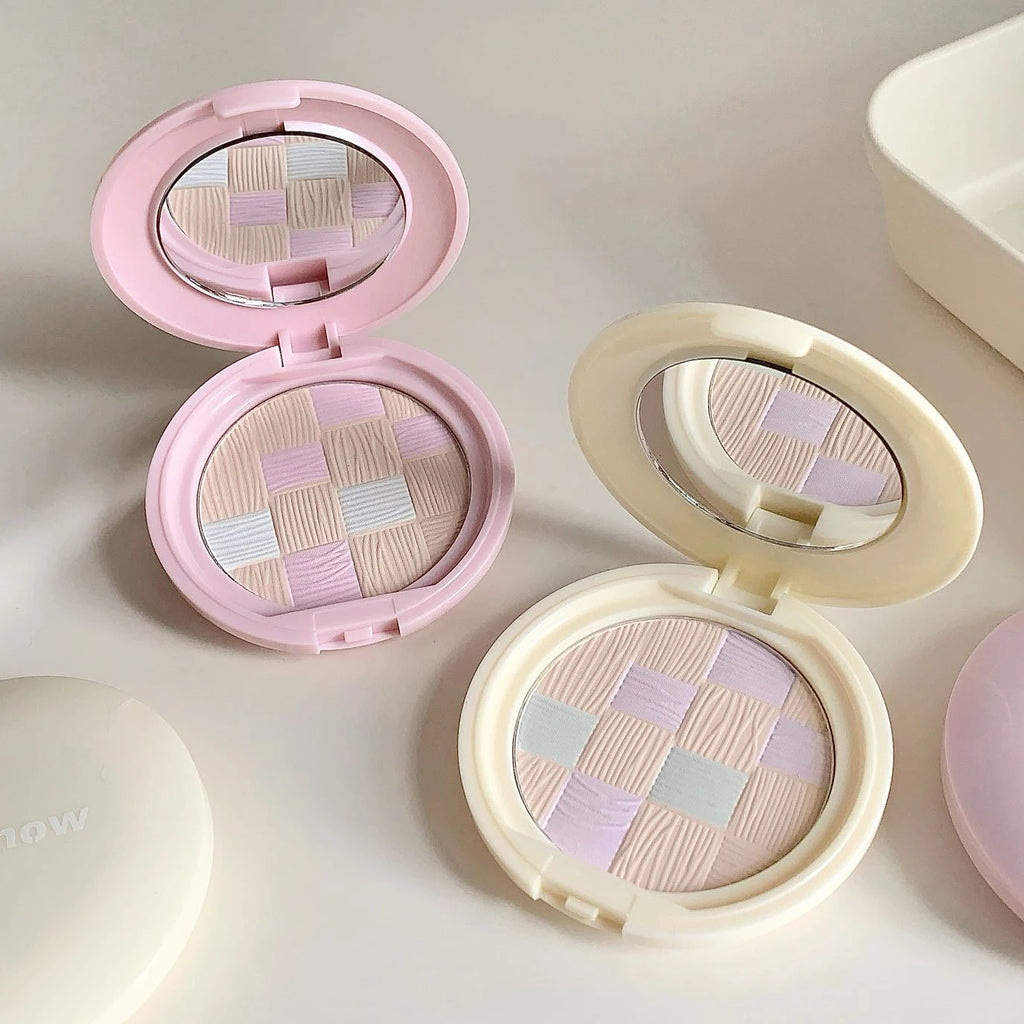 Kakashow 3-Color Blush & Contour Palette | Matte Natural Powder Blush Contour Palette PRIMED