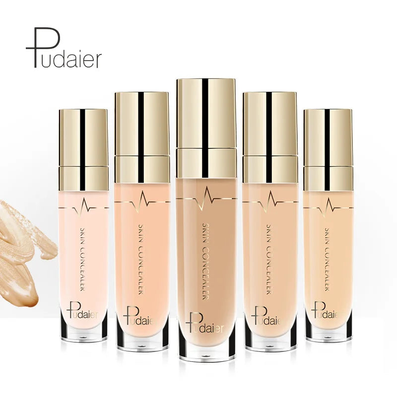 Pudaier 22-Shade Liquid Concealer – Full Coverage, Waterproof Liquid Concealer PRIMED