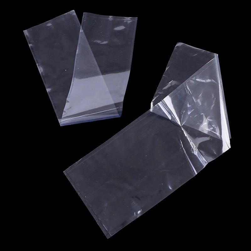 100-Pack Transparent Shrink Film Remote Control Covers PVC Remote Control Cover PRIMED
