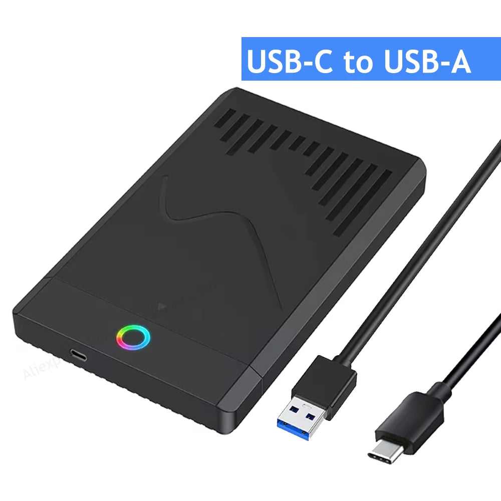 2.5" USB-C SATA HDD/SSD Enclosure – 5Gbps, Up to 6TB HDD SSD Enclosure PRIMED USB C to USB A China Mainland