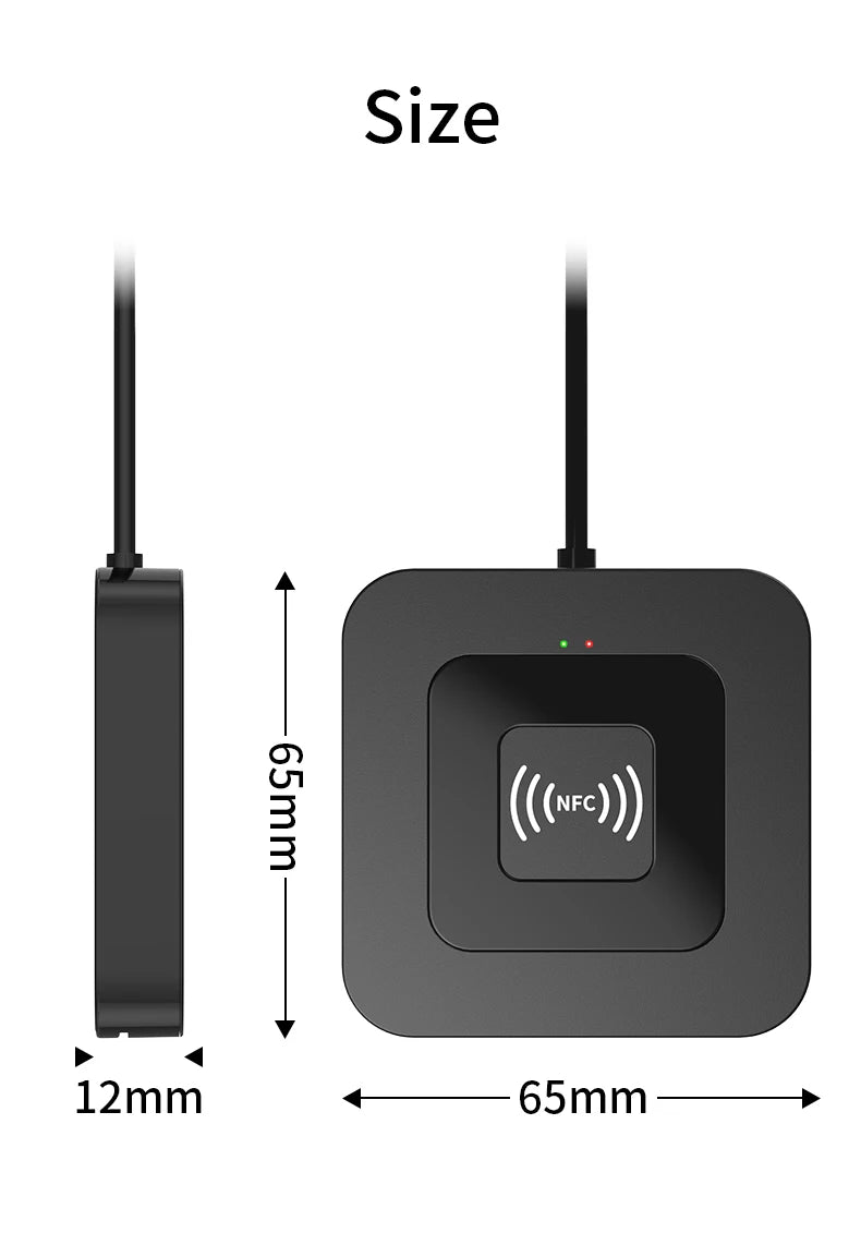 UTHAI X06 USB 2-in-1 Smart Card Reader – Contact & NFC