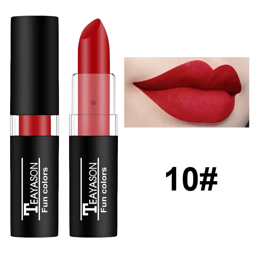 Velvet Matte Lipstick Bold Colors – Waterproof Long-Lasting
