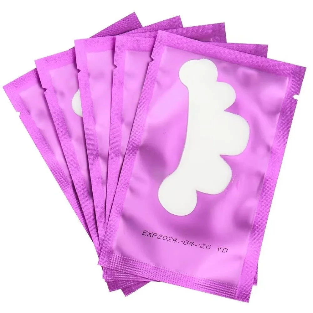 50 Pairs Hydrogel Under Eye Pads – Cloud Shape Lash Patches Lash Extension Pads PRIMED