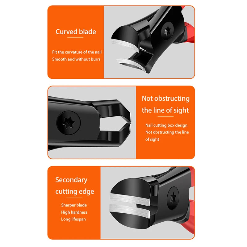 Stainless Steel Nail Clipper – Sharp Fingernail & Toenail Cutter Nail Clipper PRIMED