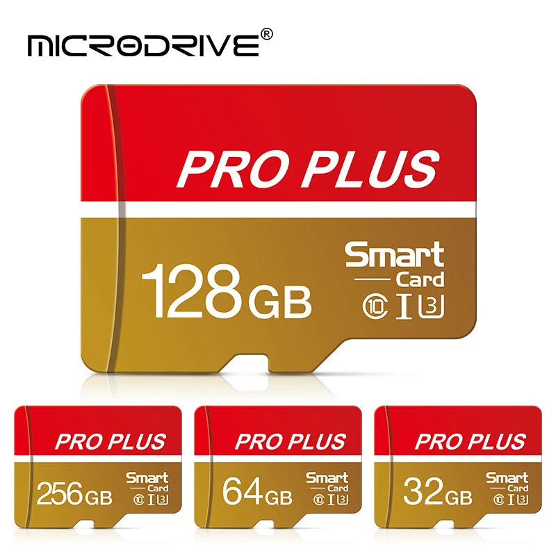 MicroDrive Micro SD Card U3 V30 A2 4GB–256GB + SD Adapter Micro SD Card PRIMED