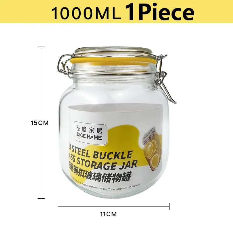Wide Mouth Glass Mason Jar with Airtight Lid – HeY LiLac