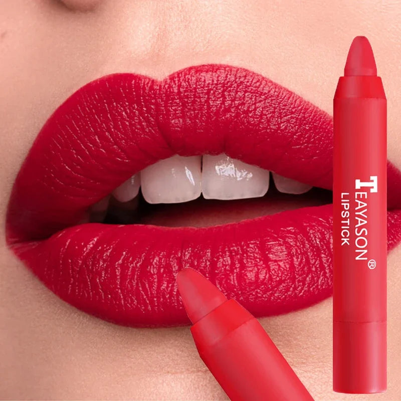 TEAYASON Matte Lip Liner Pen – Waterproof, 12 Shades Matte Lip Liner Pen PRIMED