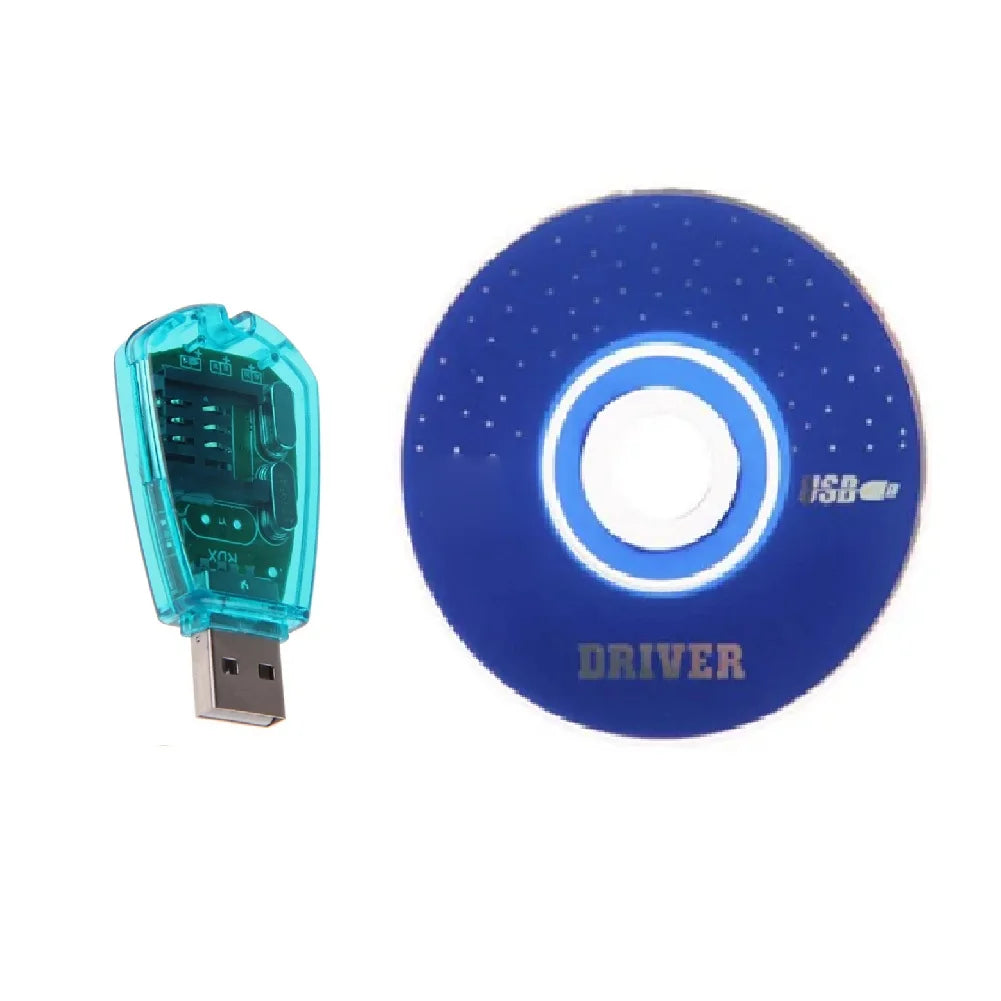 USB SIM Card Reader Writer Copier & Backup Kit – Blue USB SIM Card Reader PRIMED China Mainland