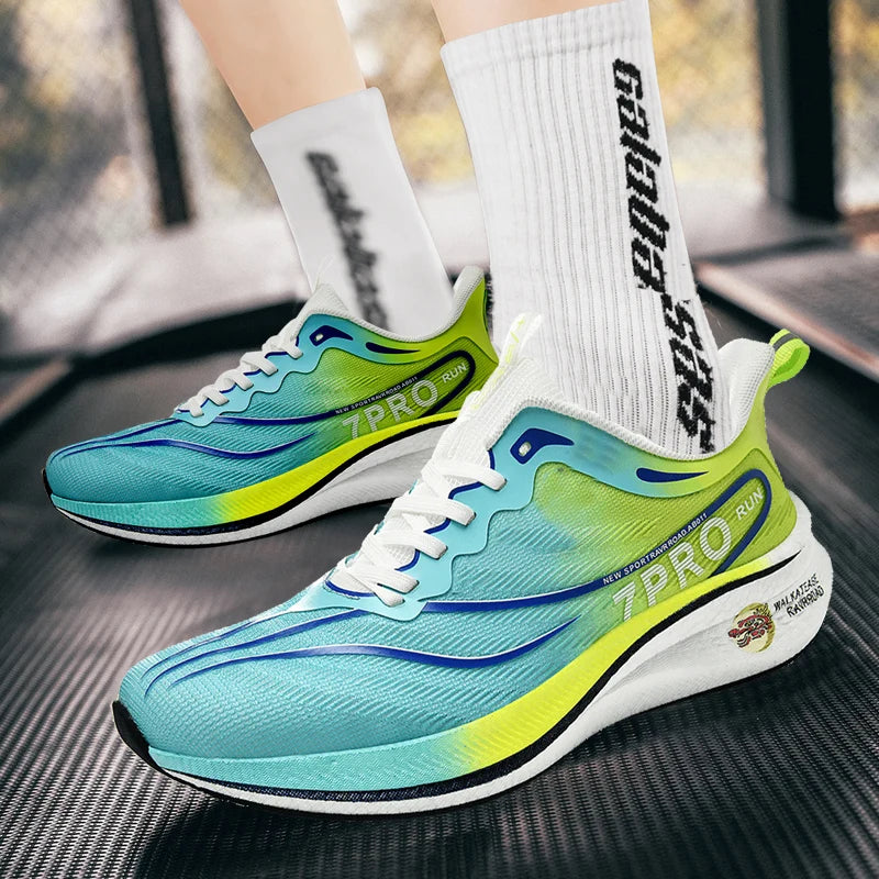 LETCOMFIT Men's Carbon Plate Running Shoes | Non-Slip & Breathable Men's Running Shoes PRIMED