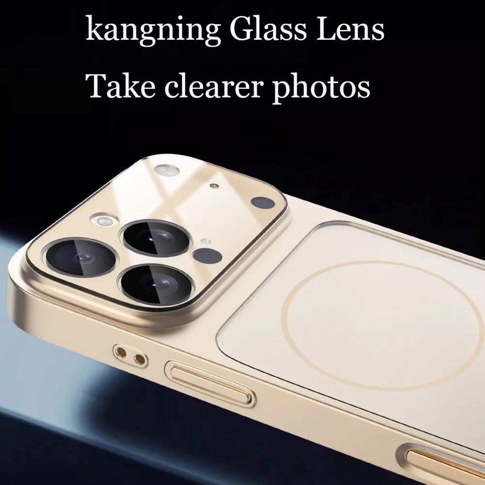 AG Nano Frosted Glass MagSafe Case – iPhone 17/16/15/14/13 MagSafe Phone Case PRIMED
