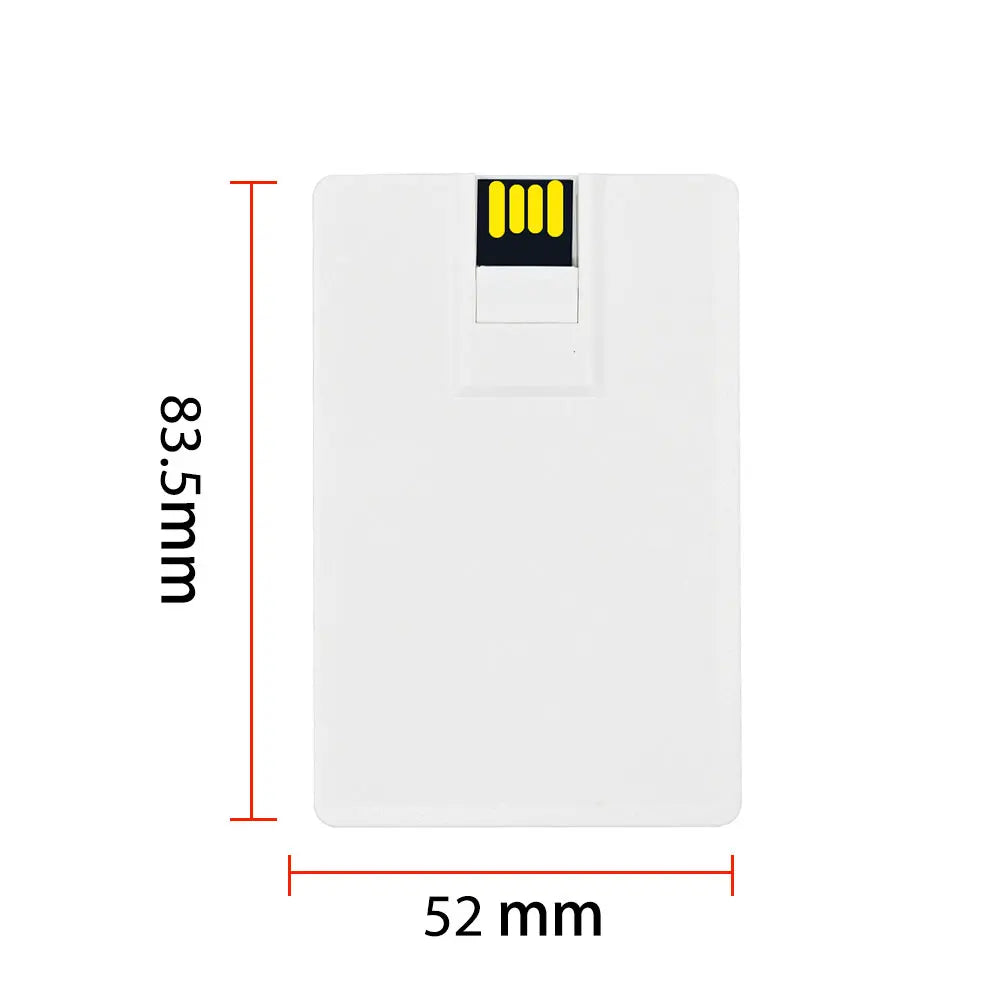 Custom Logo Credit Card USB Flash Drive 4GB Dual USB & Type-C Custom USB Flash Drive PRIMED