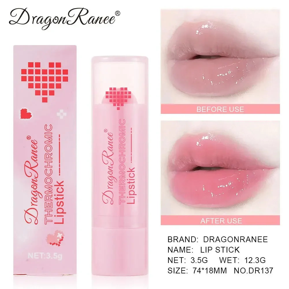 Dragon Ranee Color-Changing Lip Balm – Moisturizing Lip Stain Color-Changing Lipstick PRIMED Lip Balm
