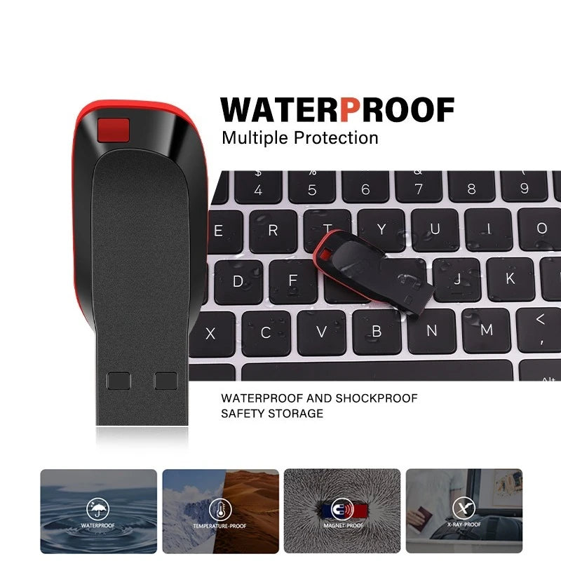 JASTER USB 2.0 Flash Drive 4GB–128GB | Key Ring Pen Drive USB Flash Drive PRIMED