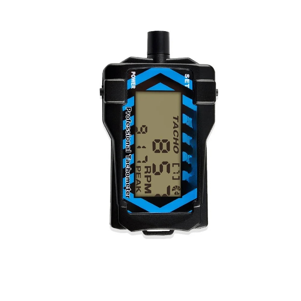 LED Handheld Tachometer – 2–9 Blade Propeller RPM Tester Handheld Tachometer PRIMED