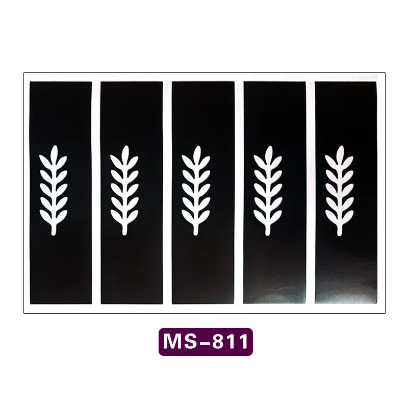 Hand Drawn Floral Temporary Tattoo Sticker – Cosmetic Grade Temporary Tattoo Sticker PRIMED J