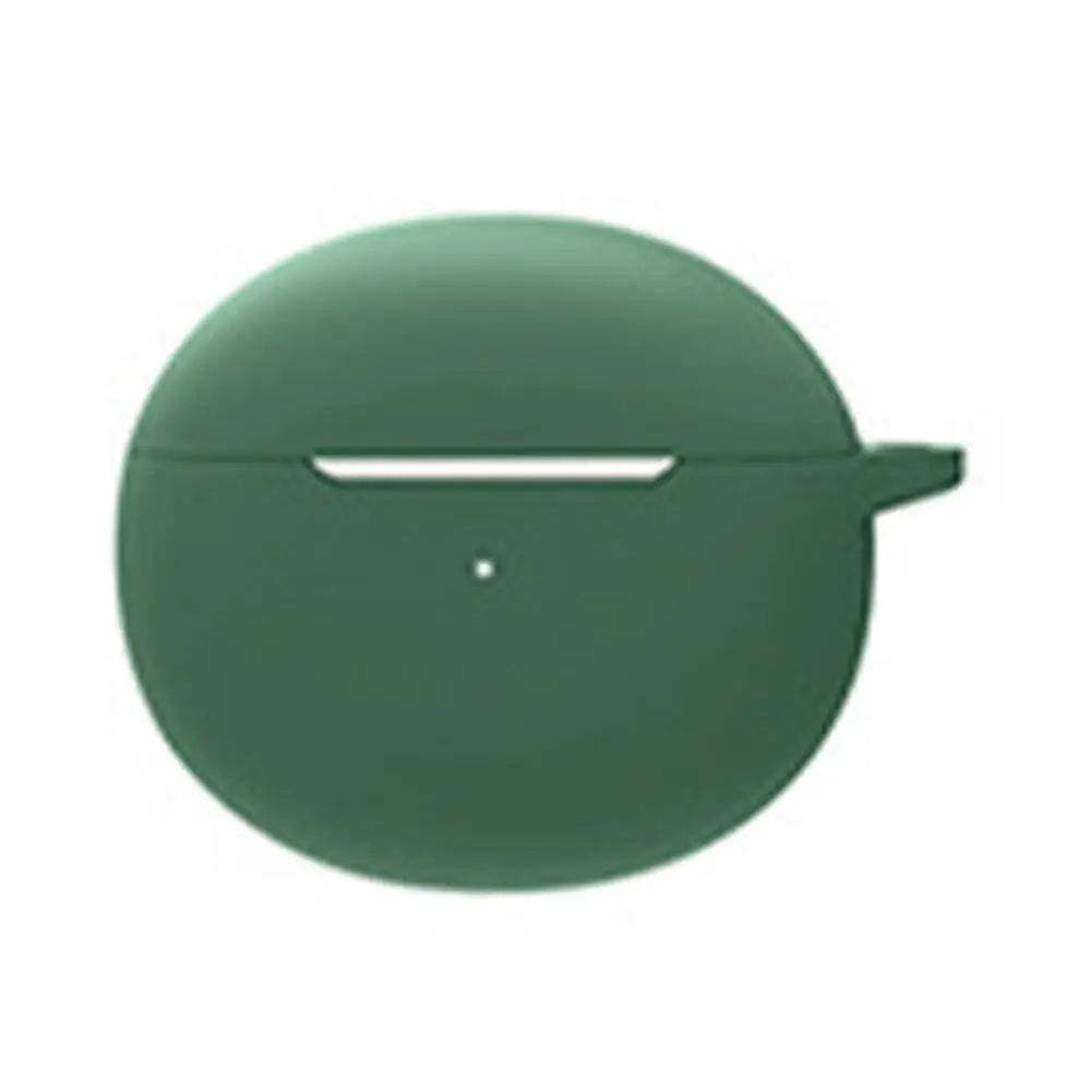Silicone Case for OPPO Enco Air / Air 2 with Carabiner Clip Earbud Protective Case PRIMED Atrovirens