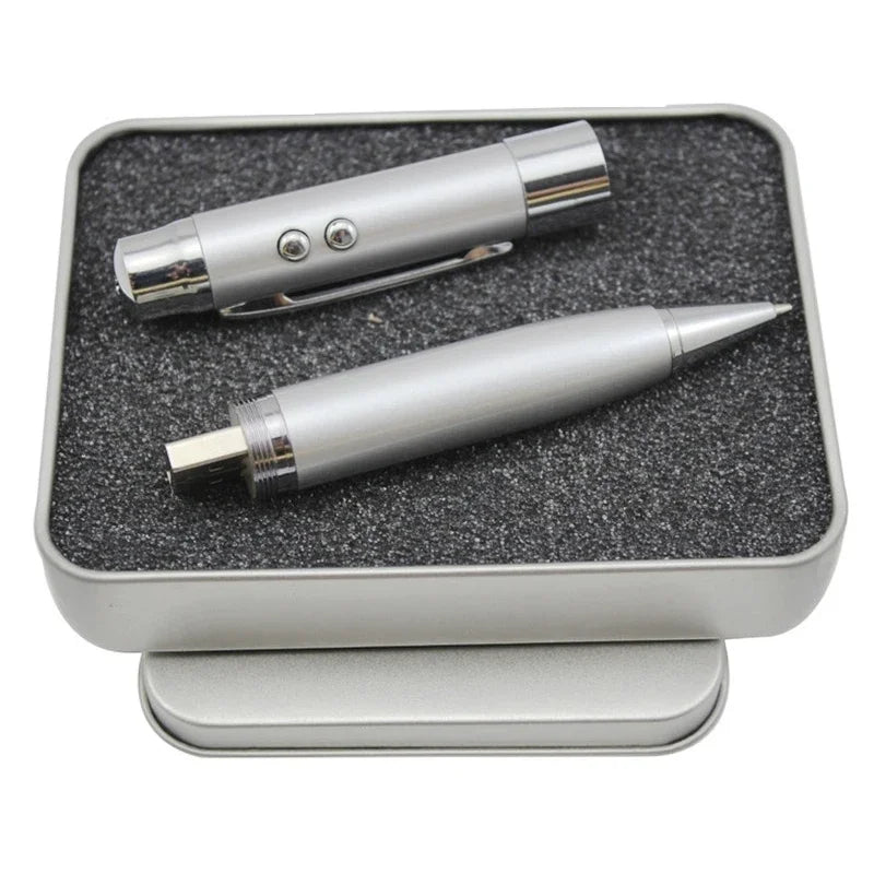 JASTER Metal Pen USB Flash Drive 16GB–128GB | Custom Logo USB Flash Drive PRIMED
