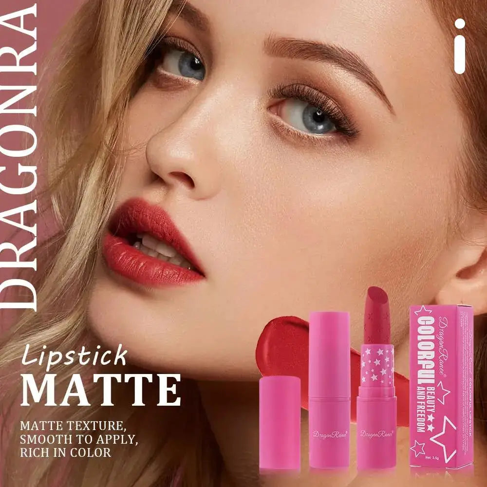 Dragon Ranee 3-Pc Matte Lipstick Set – Waterproof Long-Lasting Matte Lipstick Set PRIMED