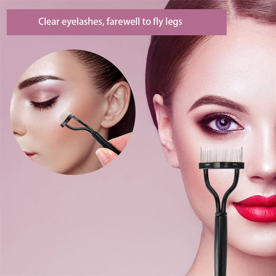 Ouriner Dual Color Eyelash Curler & Brow Trimmer + 10 Refills Eyelash Curler Tool PRIMED