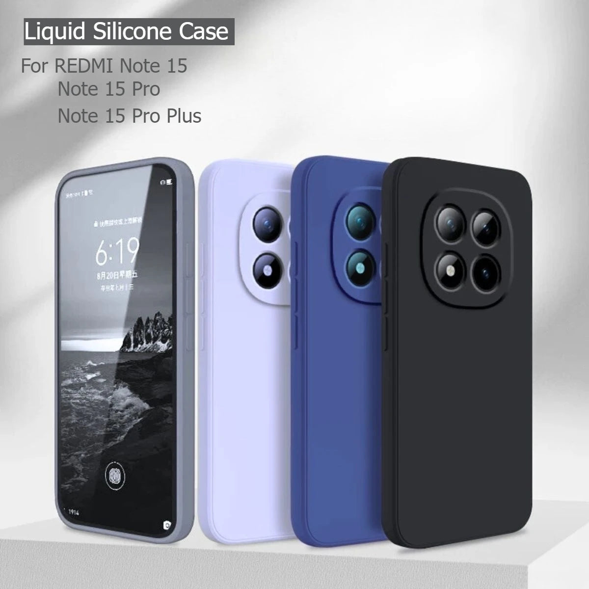 Liquid Silicone Case Xiaomi Redmi Note 14 15 Pro Shockproof Phone Case PRIMED