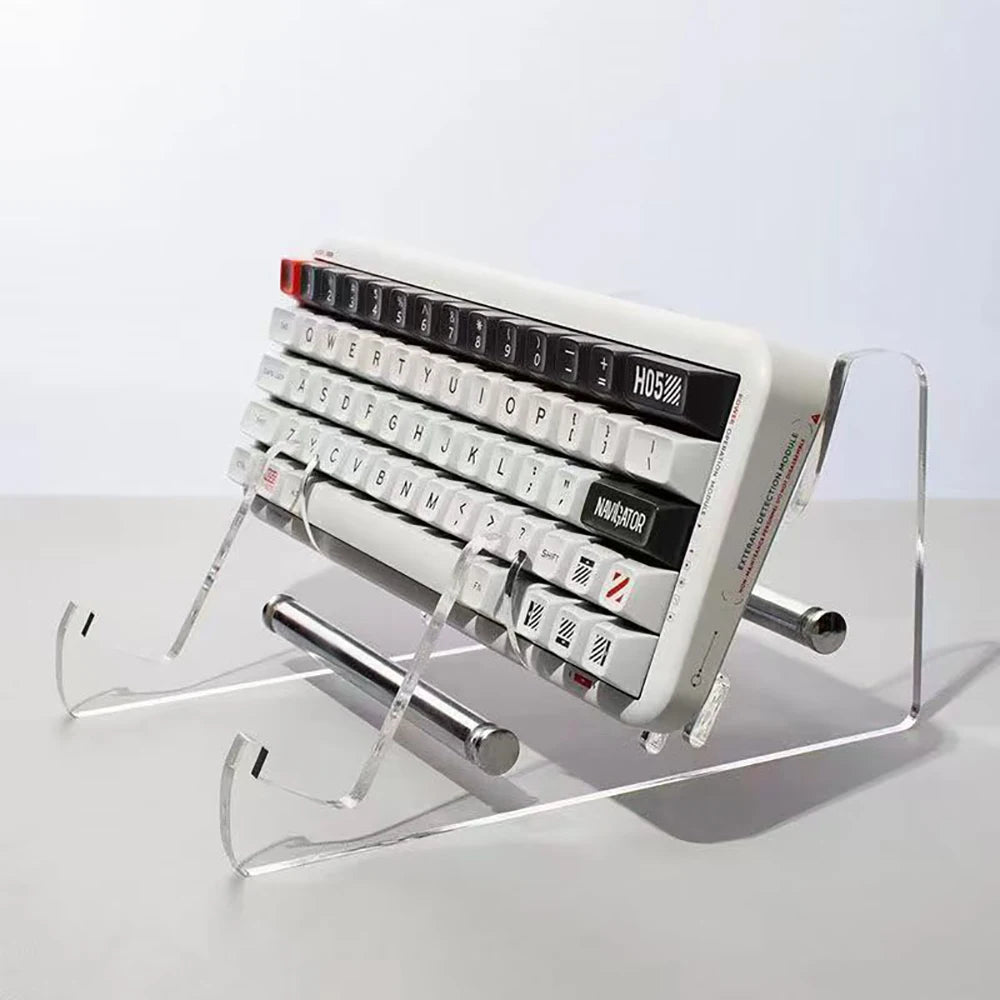 Transparent Acrylic Keyboard Stand – 1, 2 & 3-Tier Rack Keyboard Stand Rack PRIMED