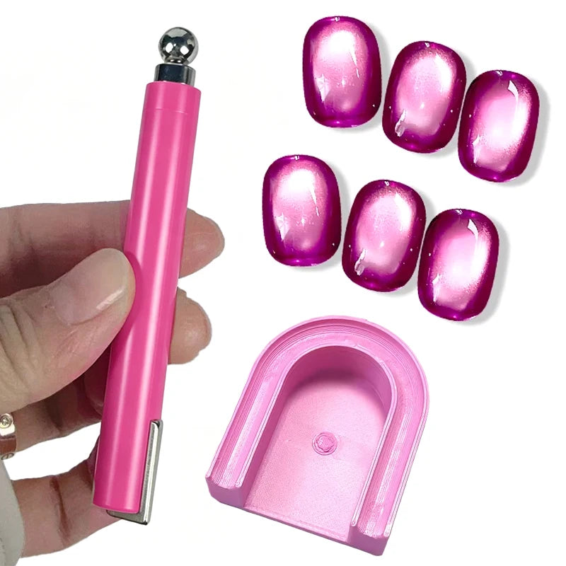 U-Shaped Cat Eye Nail Magnet Guide Tool | DIY Gel Polish