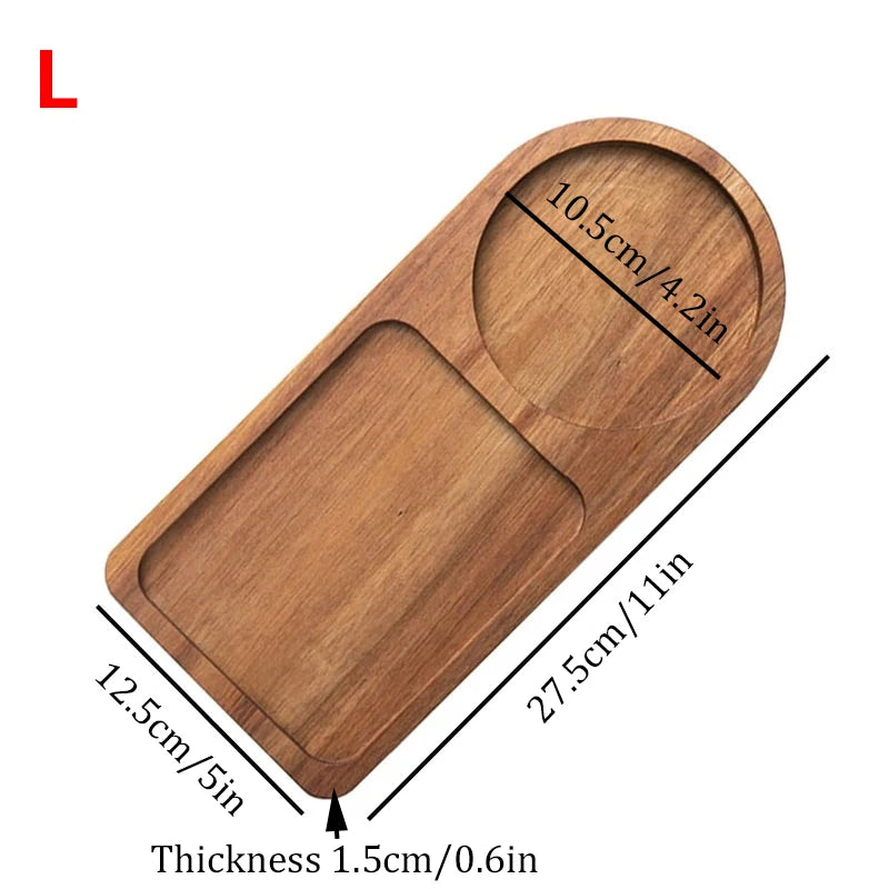 Wooden Coffee & Breakfast Serving Tray | Décor Food Platter