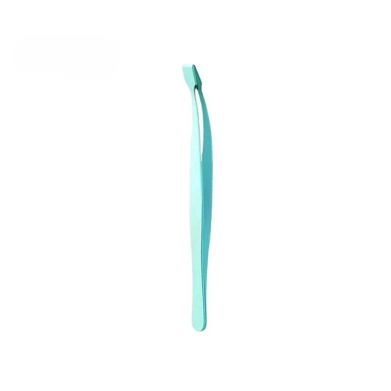 Ouriner Flat Tip Eyelash Tweezers | Precision Lash Extension Tool Eyelash Extension Tweezers PRIMED Blue