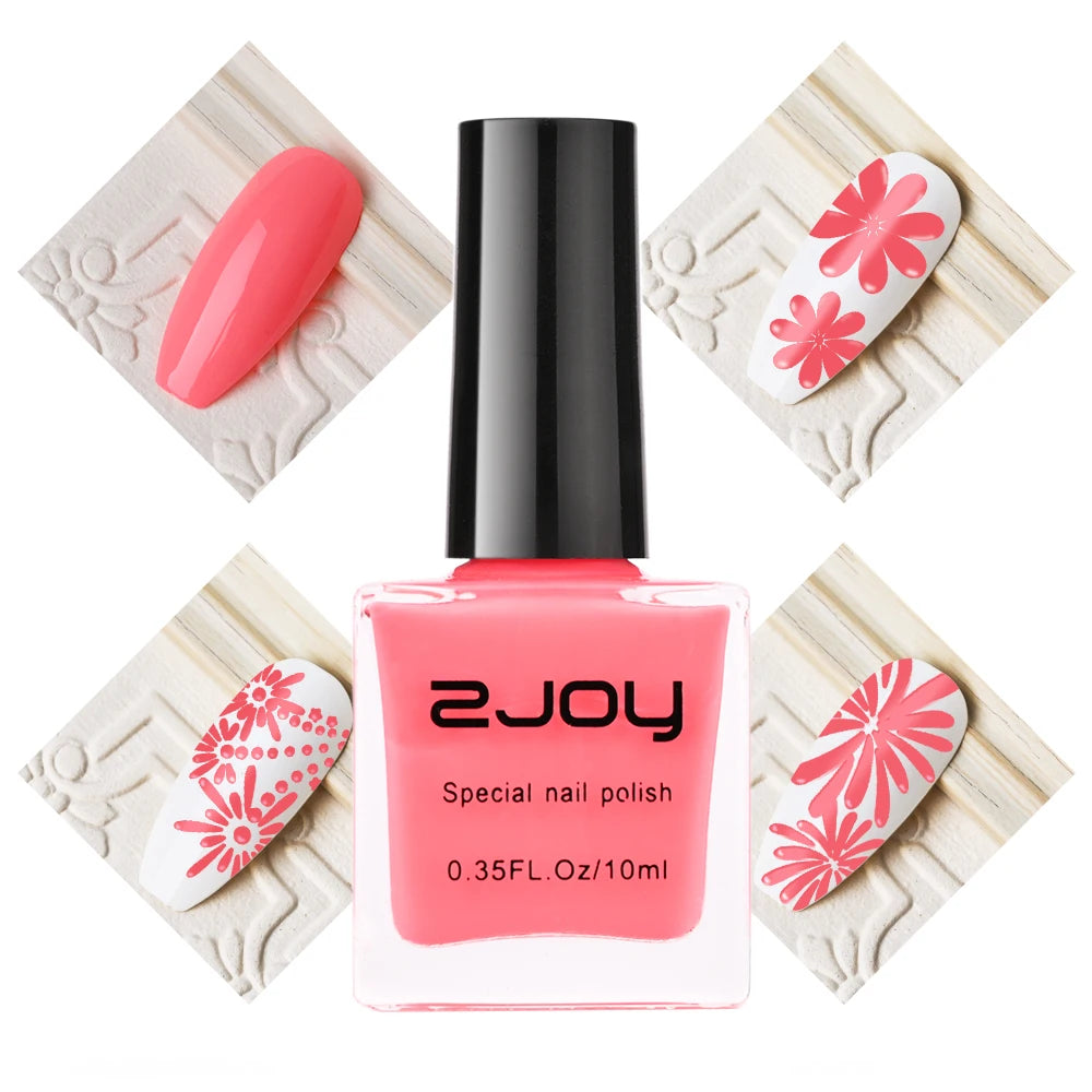 10ml Nail Art Stamping Polish – 30 Colors Air Dry Varnish Nail Stamping Polish PRIMED GY002-N02