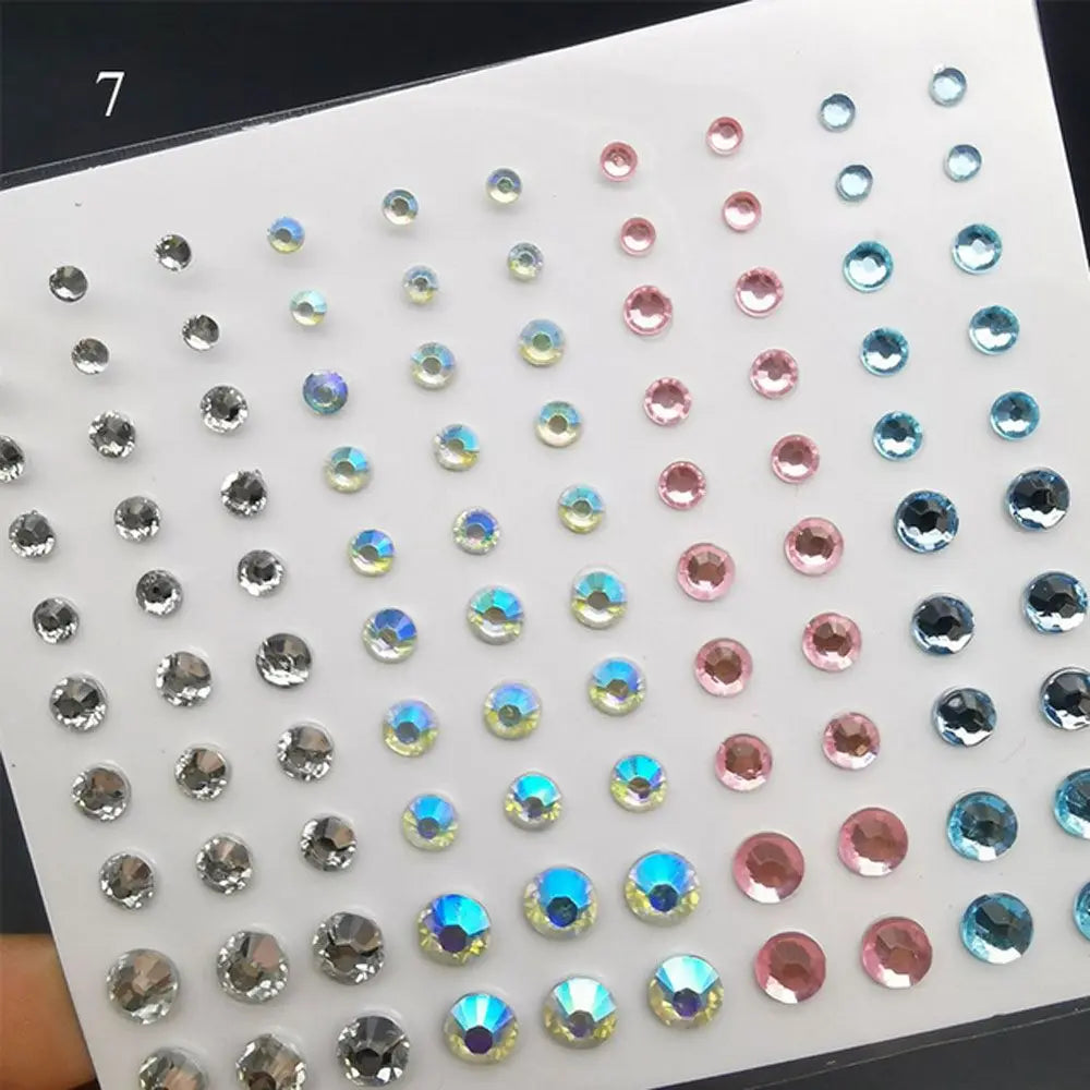 Acrylic Diamond Jewel Stickers for Nails, Face & Body Art