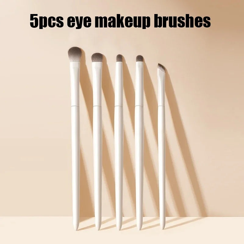 Porcelain Cloud Eye Makeup Brush Set – 8/10Pcs Ultra Soft