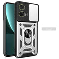 Shockproof Armor Case Motorola Moto G & Edge | Ring Holder Phone Armor Case PRIMED For Edge 50 Pro 5G Silver