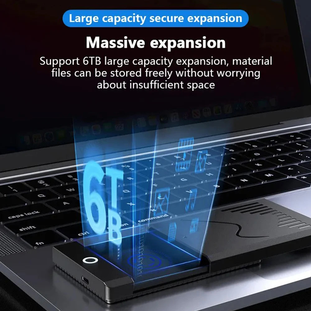 2.5" USB-C SATA HDD/SSD Enclosure – 5Gbps, Up to 6TB HDD SSD Enclosure PRIMED