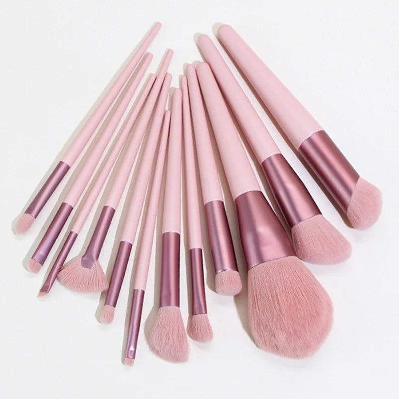 13-Piece Makeup Brush Set with Bag | Foundation, Blush & Eye Makeup Brush Set PRIMED