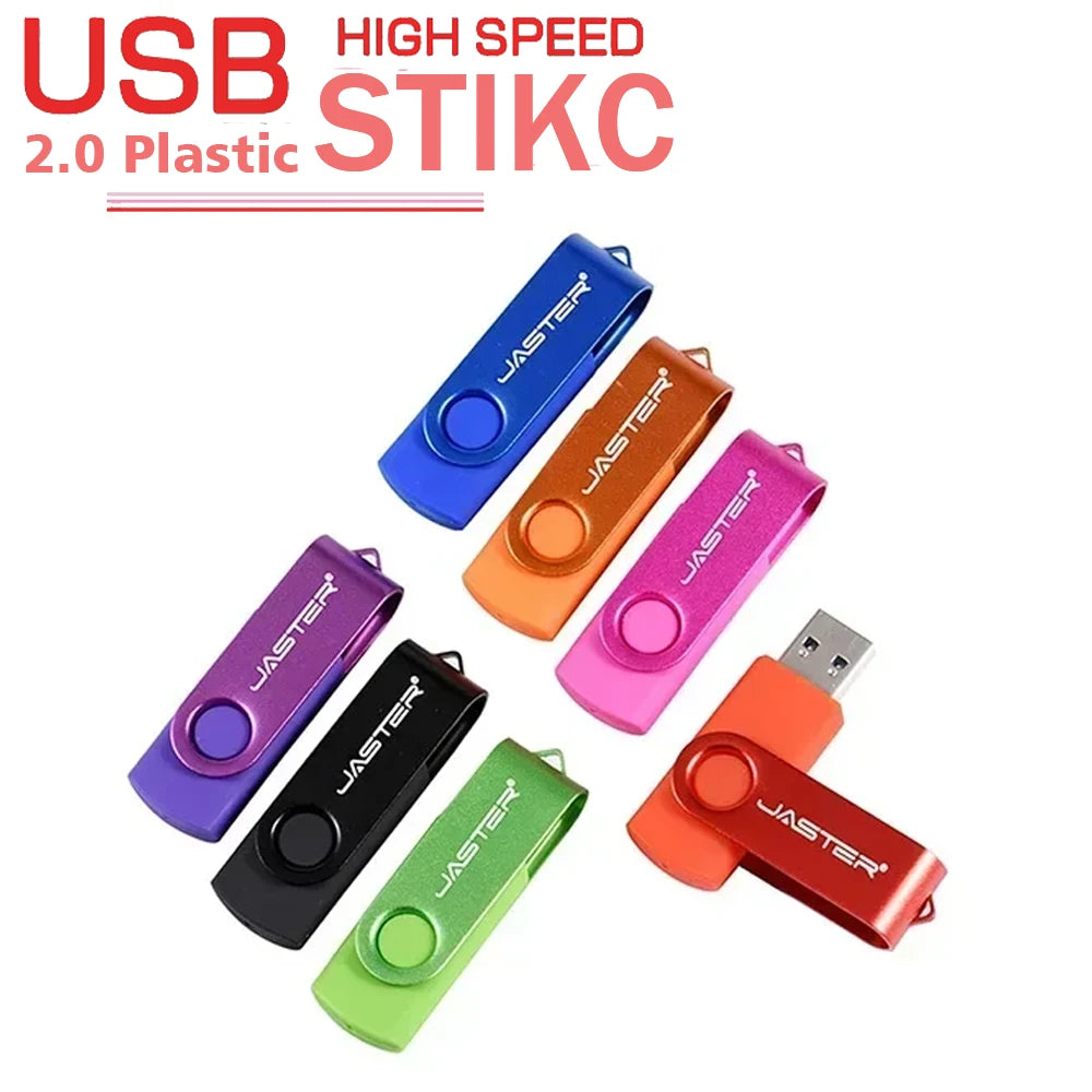 JASTER Keychain USB Flash Drive | Custom Logo | 4GB–64GB USB Flash Drive PRIMED
