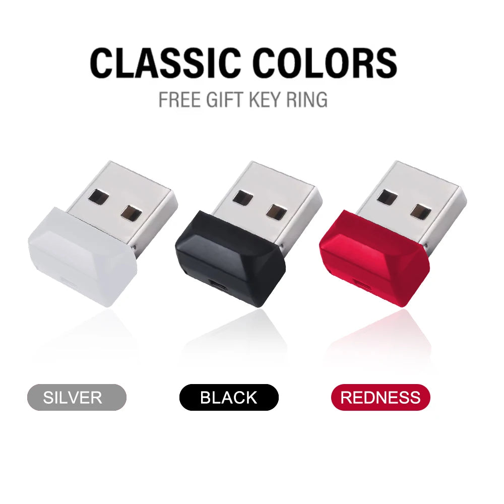 100-Pack Mini USB 2.0 Flash Drives | Custom Logo | 4GB–64GB USB Flash Drive PRIMED